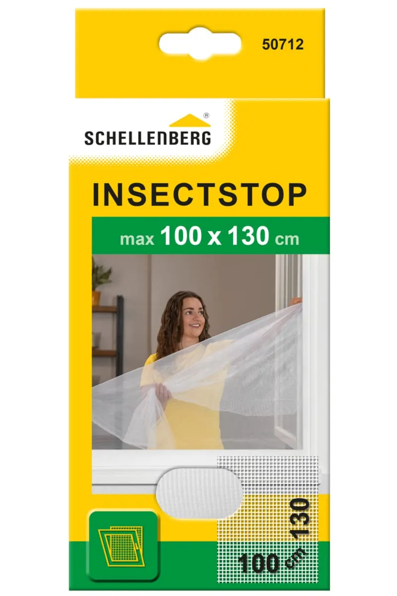 schellenberg-50712-fliegengitter-fenster-wei-130x100-cm-ohne-bohren image 1