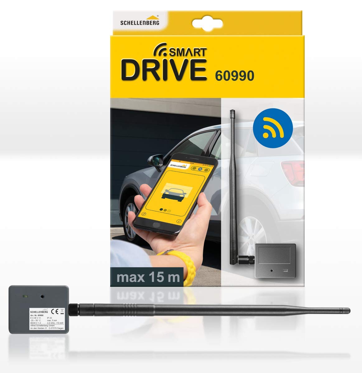 schellenberg-smart-drive-60990-garagentor-ffner-mit-led image 1