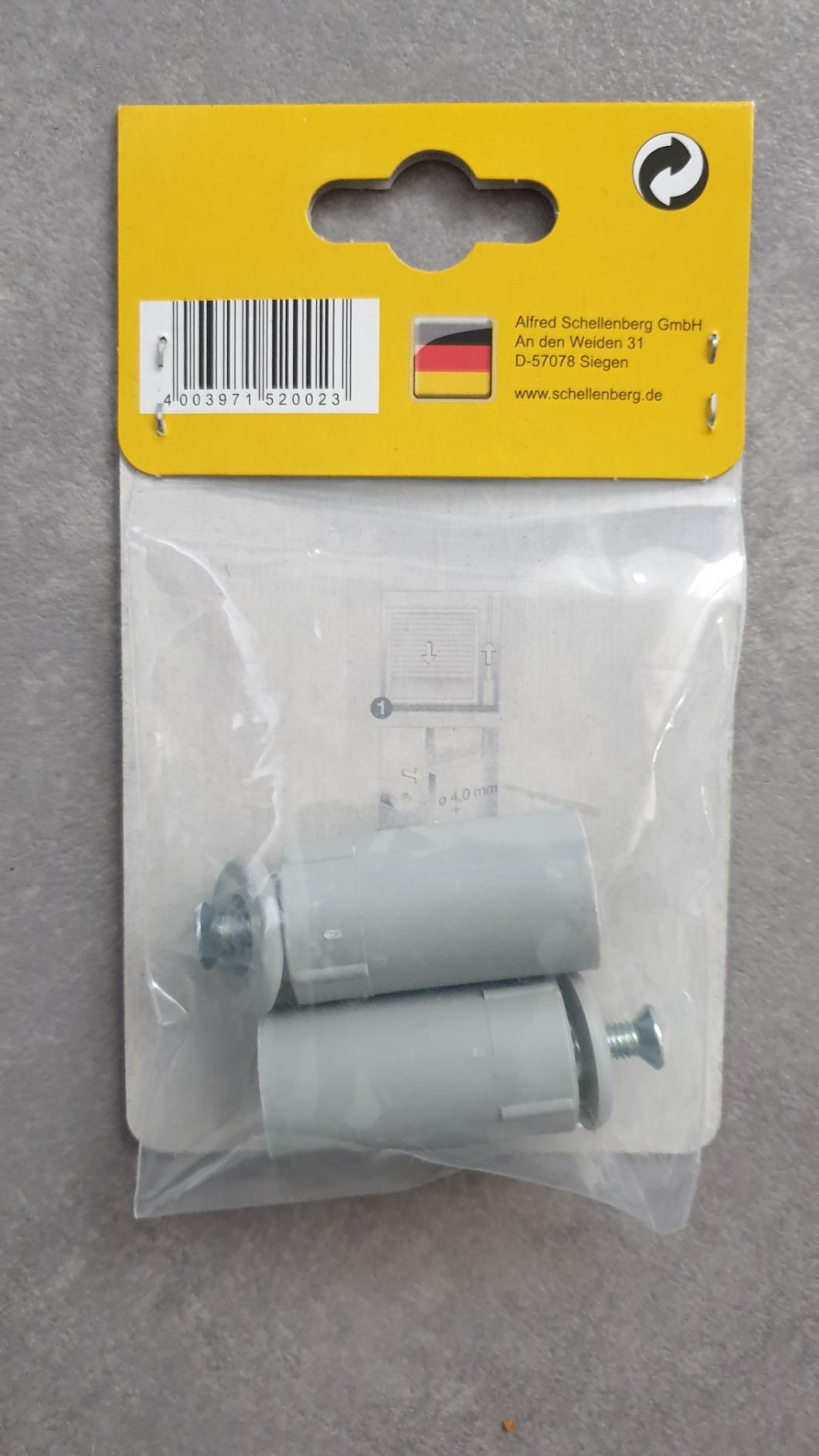 Schrauben dabei