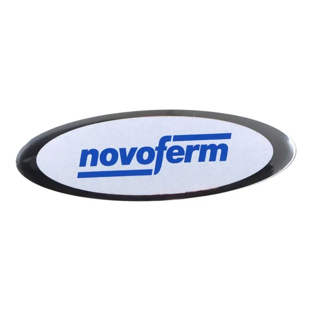 novoferm-iso-45-firmenschild-garagentor-mit-halter-30441001 image 1