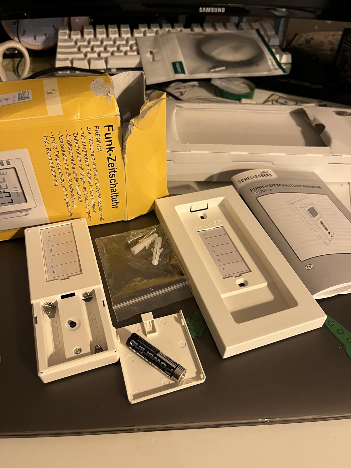 Menü gewöhnungsbedürftig