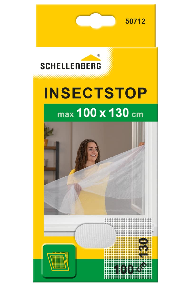 schellenberg-50712-fliegengitter-fenster-wei-130x100-cm-ohne-bohren image 1