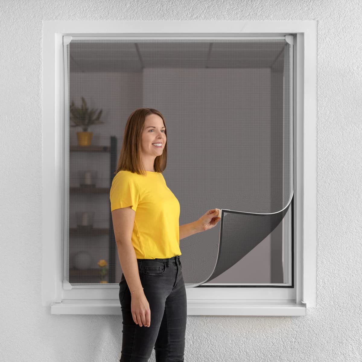 schellenberg-50747-fliegengitter-fenster-120x120-wei-fiberglas image 2