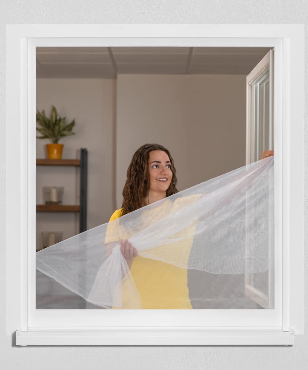 schellenberg-50712-fliegengitter-fenster-wei-130x100-cm-ohne-bohren image 2