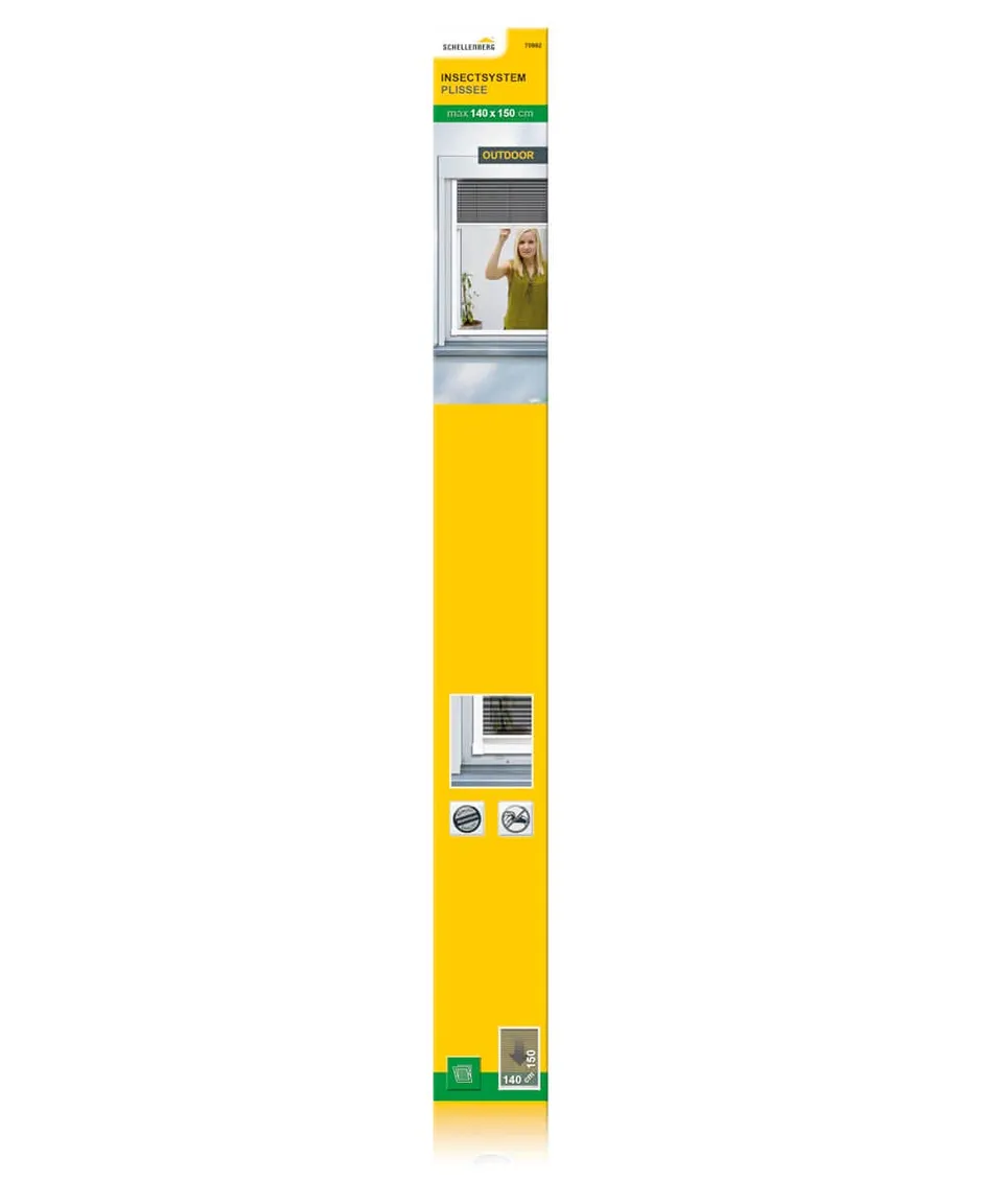 schellenberg-rollodrive-70992-plissee-140x150-cm-wei-bohrfrei image 1